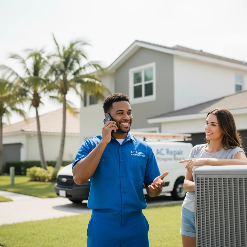 AC Repair Pompano Beach customer support in Smock